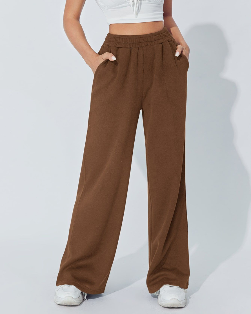PANTALON PALAZZO LARGO COCOA