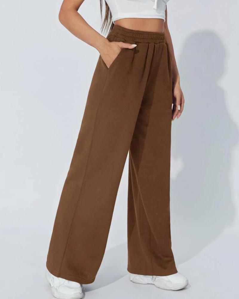 PANTALON PALAZZO LARGO COCOA