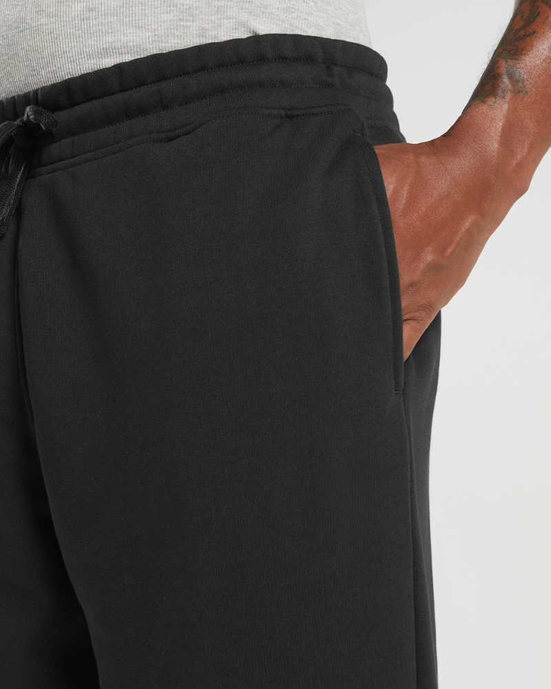 PANTALON DE BUZO RECTO NEGRO