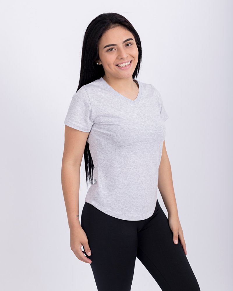 POLO CUELLO V MELANGE