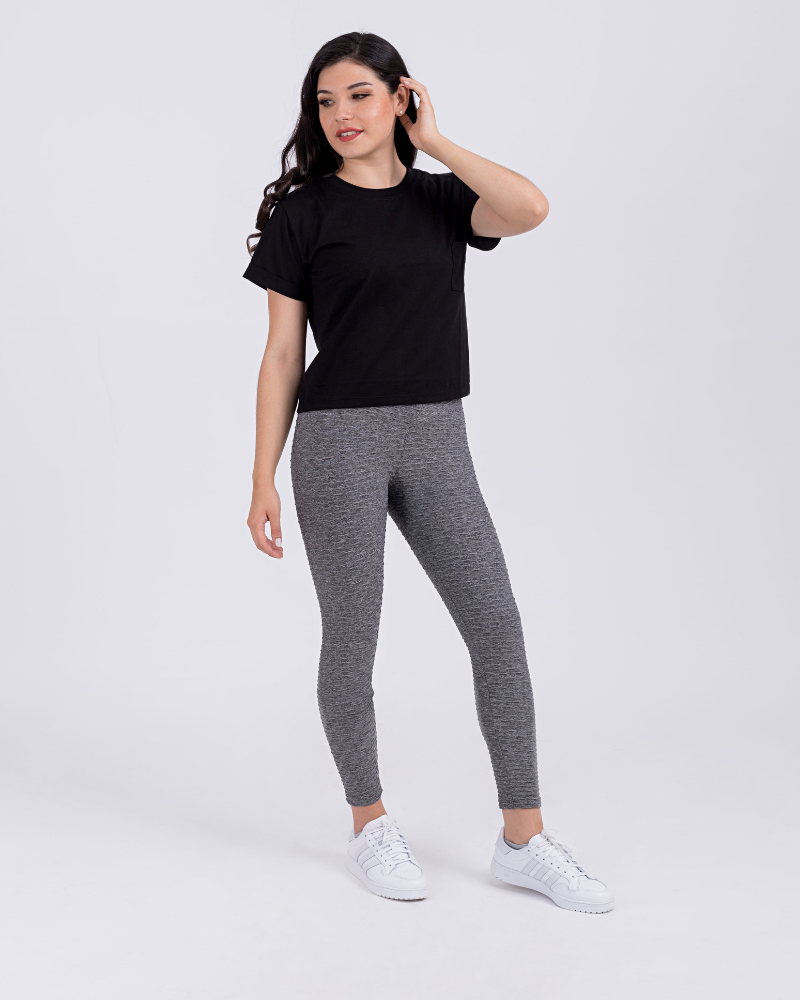 POLO CROP NEGRO