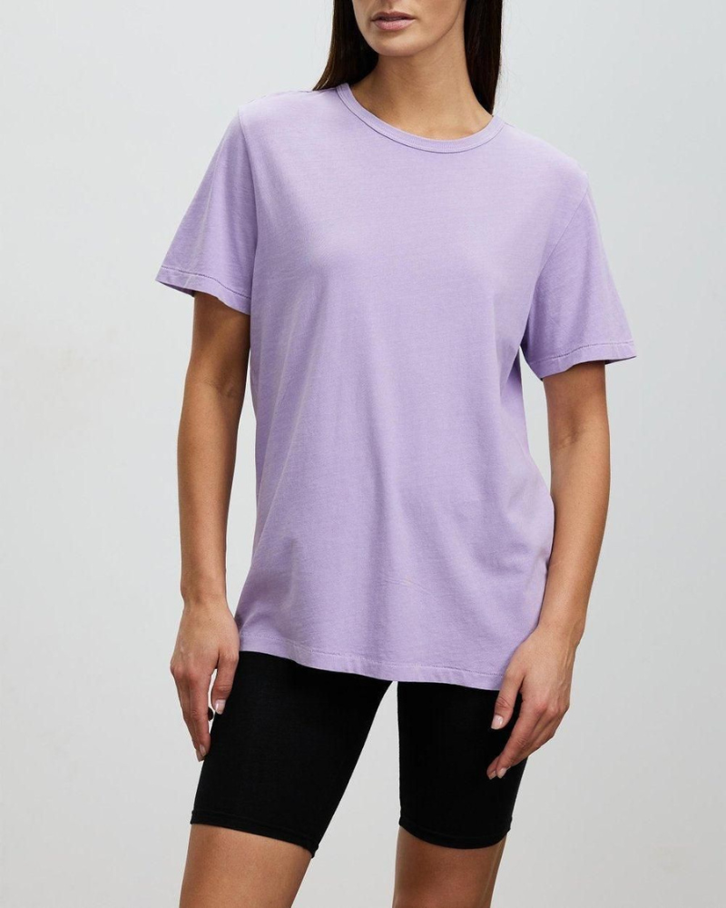 POLO OVERSIZE MUJER LILA