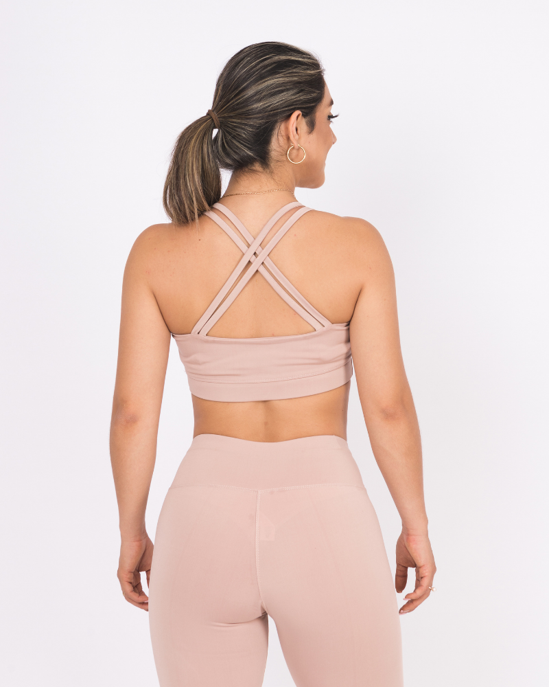 SPORT BRA NUDE TIRAS