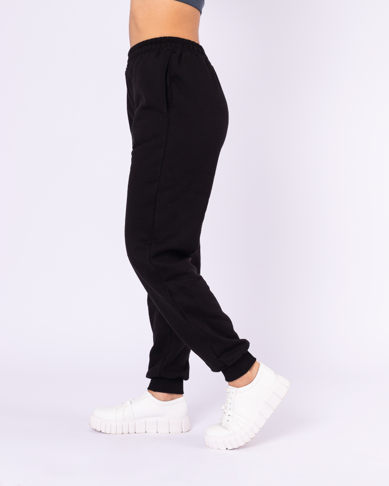 JOGGER AFRANELADO NEGRO