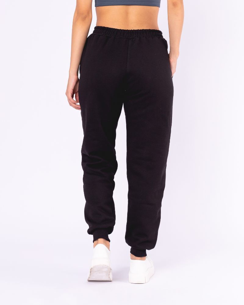 JOGGER AFRANELADO NEGRO
