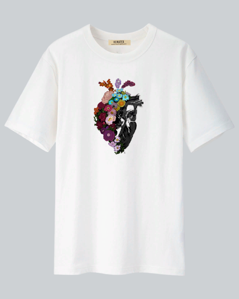POLO MUJER GRAFICO CORAZON