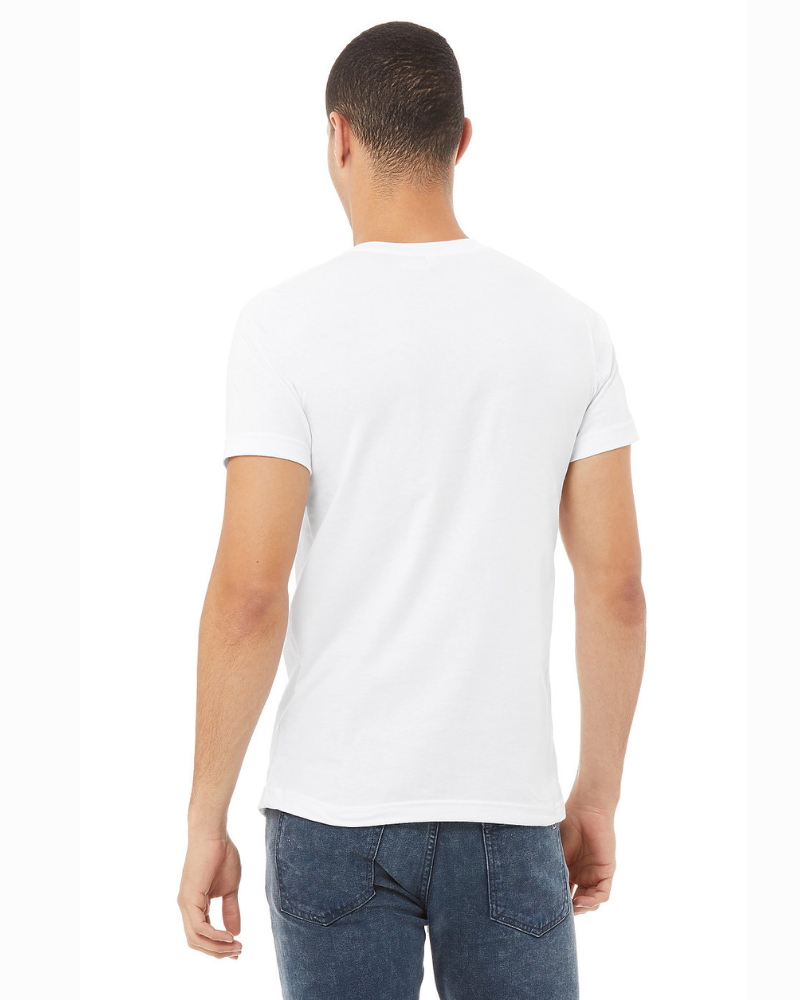 POLO CUELLO V HOMBRE BLANCO