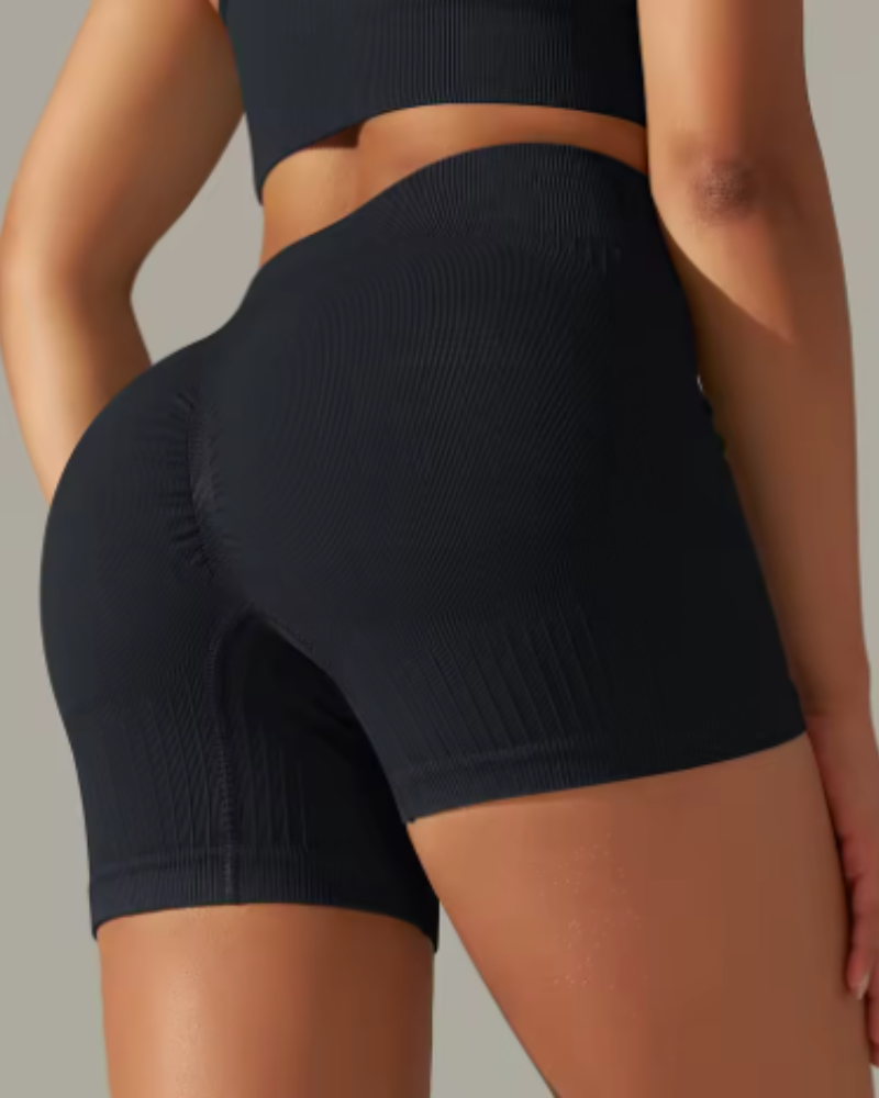 SHORT DEPORTIVO ACANALADO