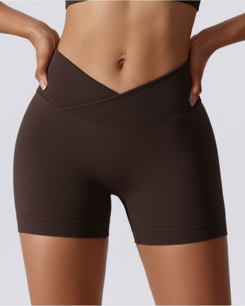SHORT DEPORTIVO PRETINA CRUZADA