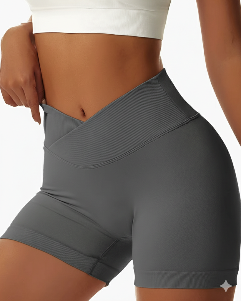 SHORT DEPORTIVO PRETINA CRUZADA